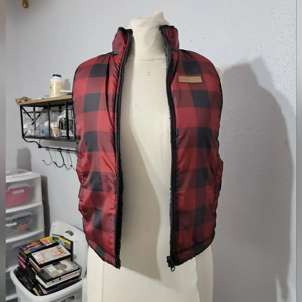 Buffalo David Bitton Boy's reversible vests Sz S And M
